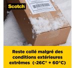 Ruban adhésif d'emballage polypropylène transparent, Box Lock Scotch, 48 mm x 20,3 m