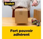 Ruban adhésif d'emballage polypropylène transparent, Box Lock Scotch, 48 mm x 20,3 m