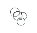 Anneaux porte-clé en métal - Sachet de 15