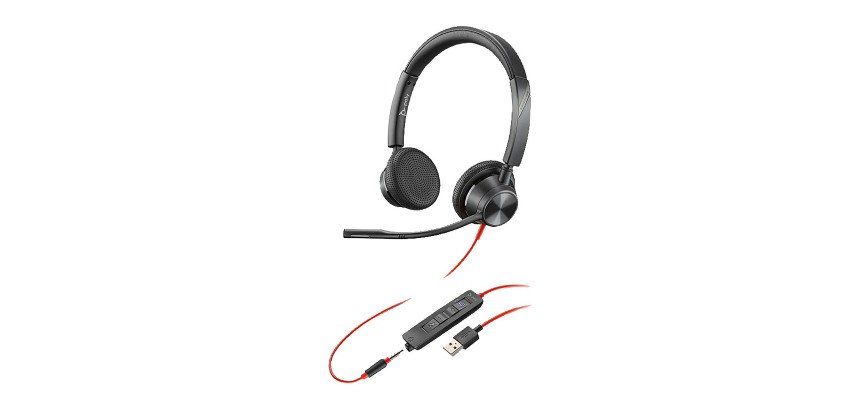 Auriculares HP Poly Blackwire BW3325-M USB-A & Jack 3,5 mm