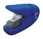 Heftgerät Plus heftet ohne Klammern blau