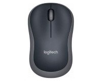 Ratón inalámbrico Logitech M185 USB Negro-Gris Ambidiestros