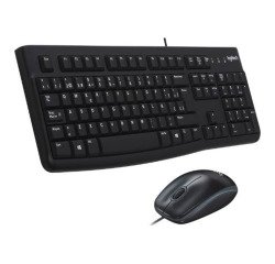 Pack teclado + ratón con cable MK120 Logitech