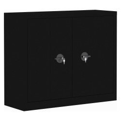 Armoire métal portes pliantes monobloc Elhit H 100 x L 120 x P 43 cm