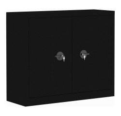 Armoire métal portes pliantes monobloc Elhit H 100 x L 120 x P 43 cm