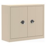 Armoire métal portes pliantes monobloc Elhit L 120 x P 43 cm