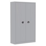 Armoire métal portes pliantes monobloc Elhit L 120 x P 43 cm