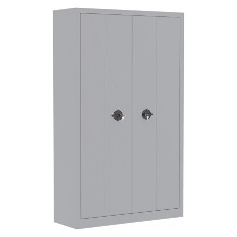 Schrank Metall Falttüren einsatzbereit Elhit, B 120 x T 43 cm