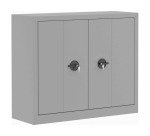 Armoire métal portes pliantes monobloc Elhit H 100 x L 120 x P 43 cm