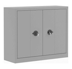 Armoire métal portes pliantes monobloc Elhit H 100 x L 120 x P 43 cm