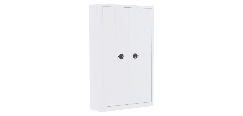 Armoire métal portes pliantes monobloc Elhit L 120 x P 43 cm