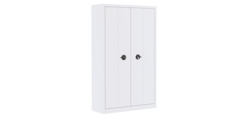 Armoire métal portes pliantes monobloc Elhit L 120 x P 43 cm