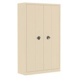 Armoire métal portes pliantes monobloc Elhit L 120 x P 43 cm