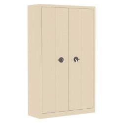 Armoire métal portes pliantes monobloc Elhit L 120 x P 43 cm