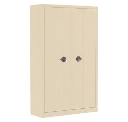 Armoire métal portes pliantes monobloc Elhit L 120 x P 43 cm
