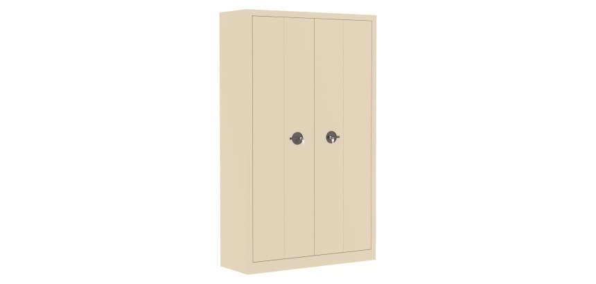 Armoire métal portes pliantes monobloc Elhit L 120 x P 43 cm