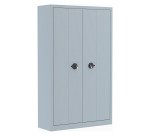 Armoire métal portes pliantes monobloc Elhit H 198 x L 120 x P 43 cm
