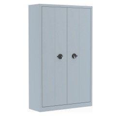 Armoire métal portes pliantes monobloc Elhit H 198 x L 120 x P 43 cm
