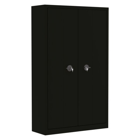 Armoire métal portes pliantes monobloc Elhit H 198 x L 120 x P 43 cm