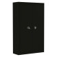 Armoire métal portes pliantes monobloc Elhit H 198 x L 120 x P 43 cm