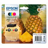 Pack Epson 604 4 cartridges 1 zwarte en 3 kleuren voor inkjetprinter