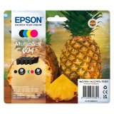 Epson 604 Pack 4 cartuchos originales negro + colores capacidad estandar (150 + 3 x 130 páginas)