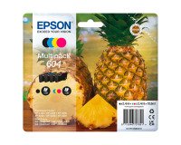 Epson 604 Pack 4 cartuchos originales negro + colores capacidad estandar (150 + 3 x 130 páginas)