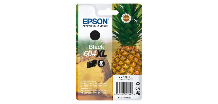 Epson 604XL cartucho original color negro alta capacidad (500 páginas)