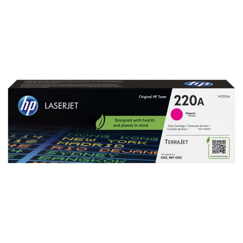 HP 220A - W220XA toners couleurs séparées pour imprimante laser