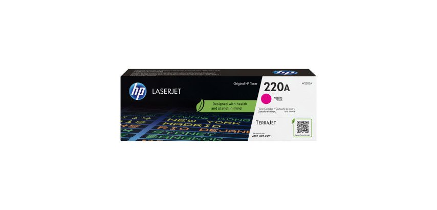 HP 220A - W220XA toners couleurs séparées pour imprimante laser