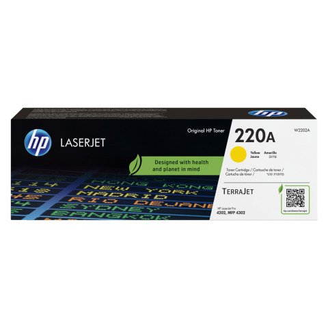 HP 220A (W2202A) tóner original amarillo
