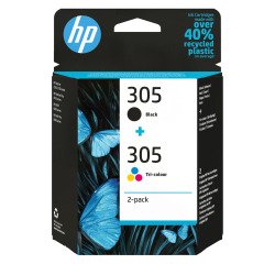 HP 305 Pack 2 cartuchos originales (negro + tricolor)
