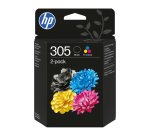 Pack HP 305 1 zwart + cartridge 3 kleuren voor inktjetprinter