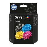 Pack HP 305 1 noire + cartouche 3 couleurs pour imprimante jet d'encre