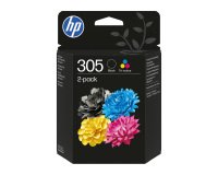 Pack HP 305 1 zwart + cartridge 3 kleuren voor inktjetprinter