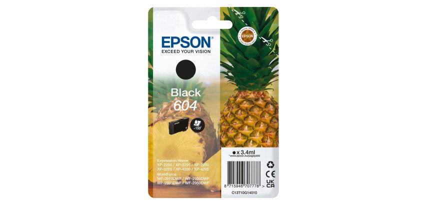 Epson cartridge 604 zwart voor inkjetprinter