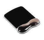 Tapis souris avec repose-poignet ergonomique en gel Kensington gris fumé clair / foncé