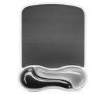 Tapis souris avec repose-poignet ergonomique en gel Kensington gris fumé clair / foncé