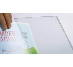 Europel A4 Portrait Acrylic Table Display Stand