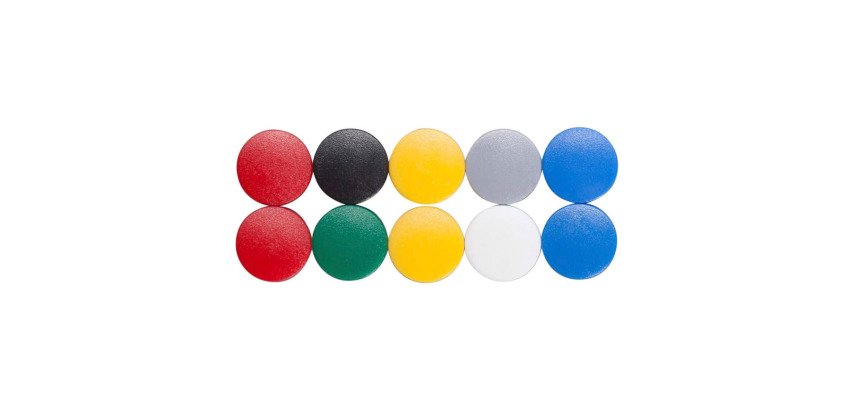 Plots magnétiques aimants Ø 15mm Solid Maul - Lot de 10