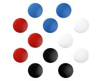 Plots magnétiques Herlitz - Aimants Ø 30 mm couleurs assorties - Lot de 10