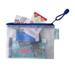 Pochettes de rangement à zip A6 paysage Djois by Tarifold - Sachet de 8