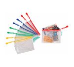 Pochettes de rangement à zip A6 paysage Djois by Tarifold - Sachet de 8