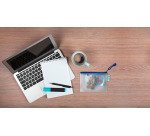 Pochettes de rangement à zip A6 paysage Djois by Tarifold - Sachet de 8