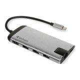 De_hub 8 en 1 verbatim usb c