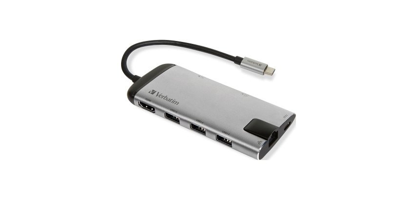 Hub 8-in-1 USB-C Verbatim