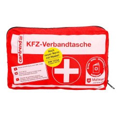 Trousse de premiers secours Cartrend, rouge