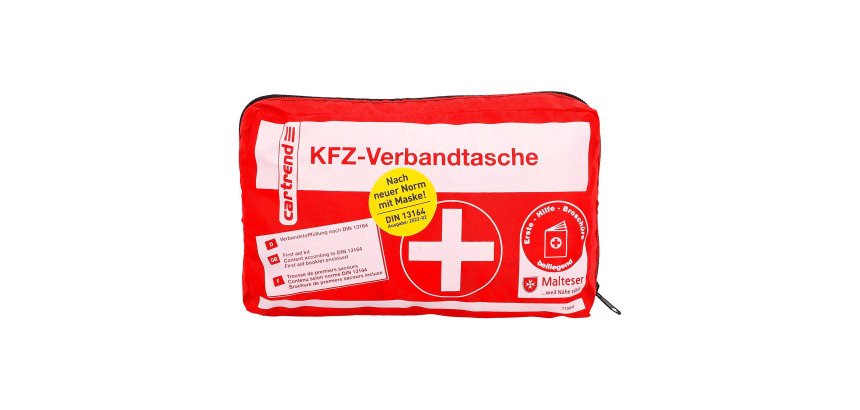Trousse de premiers secours Cartrend, rouge
