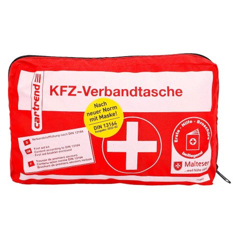 Trousse de premiers secours Cartrend, rouge