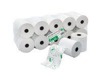 Rotolo di cassa termica bpa free f.to mm 80 x 40 f. 12 55 g/mq confezione 10 rotoli